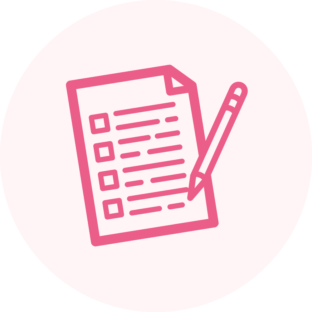 プロフィールカード・チェックシートの書き方